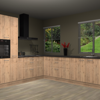 Madera Natuur keuken Palermo 34850