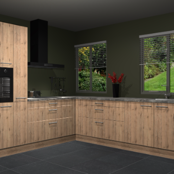 Madera Natuur keuken Palermo 34857