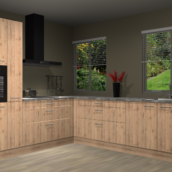 Madera Natuur keuken Palermo 34858