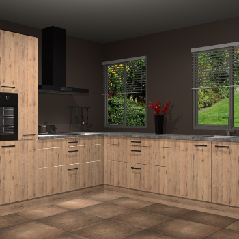Madera Natuur keuken Palermo 34861