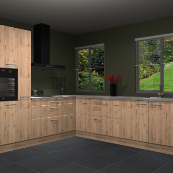 Madera Natuur keuken Palermo 34862