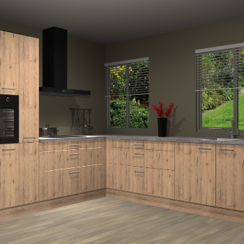 Madera Natuur keuken Palermo 34863