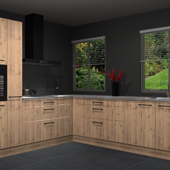 Madera Natuur keuken Palermo 34865