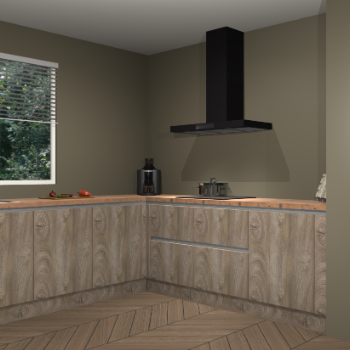 Cantaro eiken greeploze keuken Moroni 34954