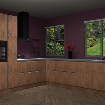 Astoria Eiken greeploze keuken Palermo 34920