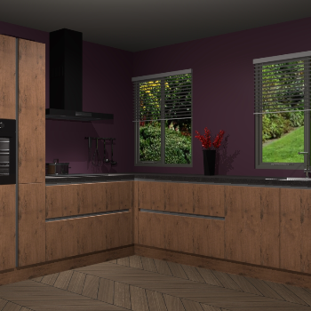 Astoria Eiken greeploze keuken Palermo 34926