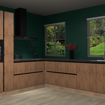 Astoria Eiken greeploze keuken Palermo 34929