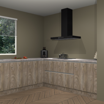 Cantaro eiken greeploze keuken Moroni 35114