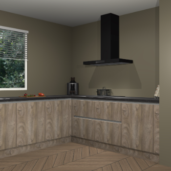 Cantaro eiken greeploze keuken Moroni 35120