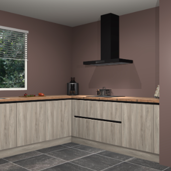 Vuren greeploze keuken Moroni 35238