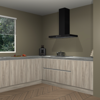 Vuren greeploze keuken Moroni 35241