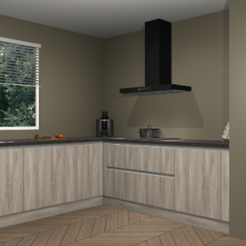 Vuren greeploze keuken Moroni 35247