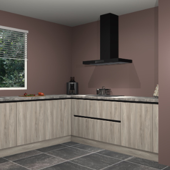 Vuren greeploze keuken Moroni 35256