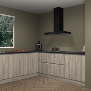 Vuren greeploze keuken Moroni 35265