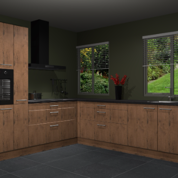 Astoria Eiken greeploze keuken Palermo 34951