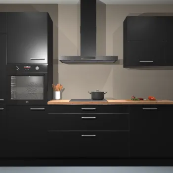 Zwarte keuken Parijs 21331