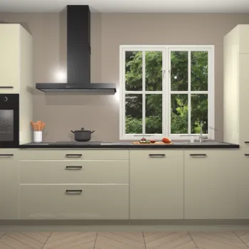 Magnolia hoogglans keuken Jakarta 21416