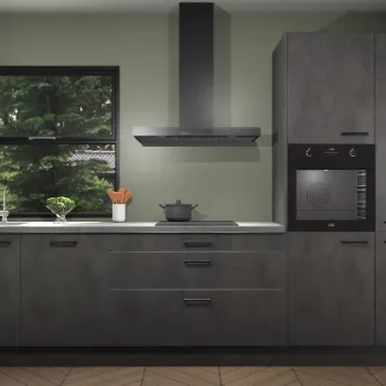 Beton antraciet keuken Rome 21428