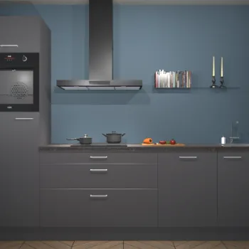 Onyxgrijze keuken Riga 21446