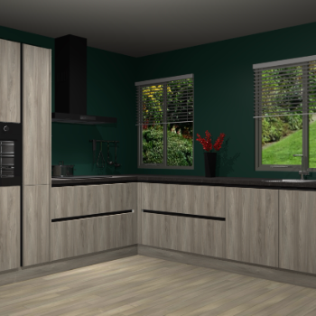 Vuren Greeploze Keuken Palermo 35798