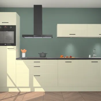 Magnolia hoogglans keuken Rotterdam 21532