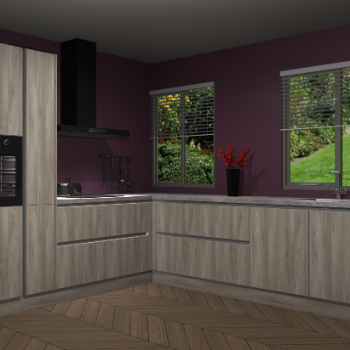 Vuren Greeploze Keuken Palermo 35807