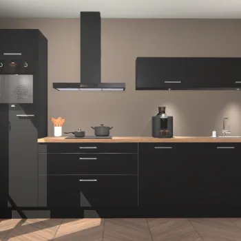 Zwarte keuken Rotterdam 21538