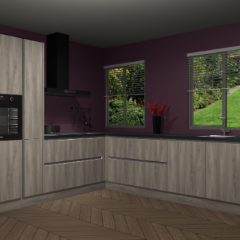 Vuren Greeploze Keuken Palermo 35813