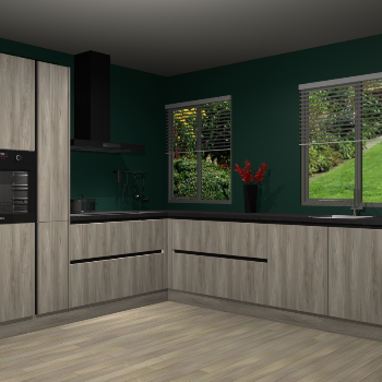 Vuren Greeploze Keuken Palermo 35816