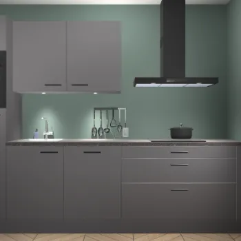 Onyxgrijze keuken Warschau 21709