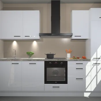 Sneeuwwitte hoogglans keuken Dakar 21745