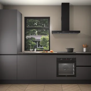 Onyxgrijze greeploze keuken Madrid 21495