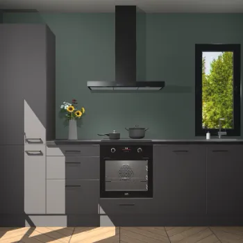 Onyxgrijze keuken Kiev 21638