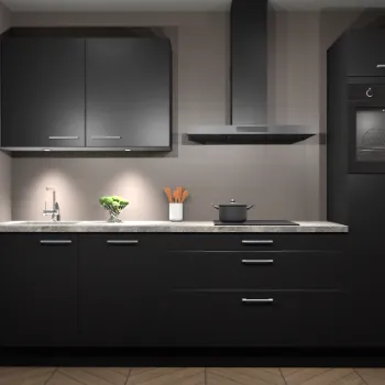 Zwarte keuken Bern 21716