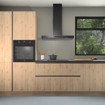 Madera natuur greeploze keuken Peking 21539