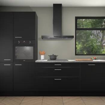 Zwarte keuken Peking 21762