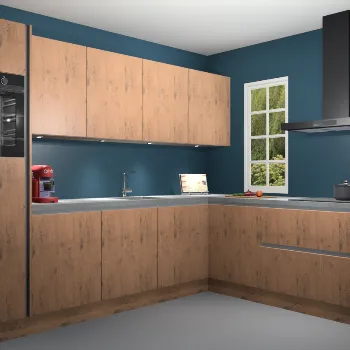 Astoria eiken greeploze keuken Paramaribo 11645