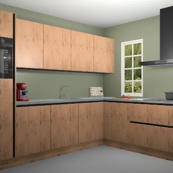 Astoria eiken greeploze keuken Paramaribo 11648