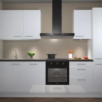 Sneeuwwitte hoogglans keuken Miami 21837