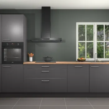 Onyxgrijze keuken Antwerpen 21788