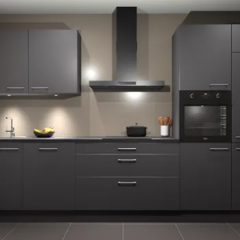 Onyxgrijze keuken Milaan 21597