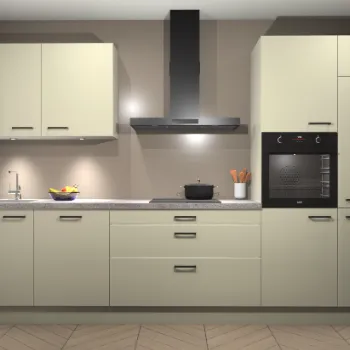 Magnolia hoogglans keuken Milaan 21599