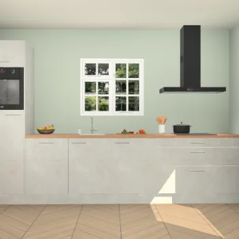 Beton opaal keuken Luxemburg 21734