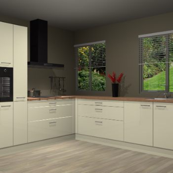 Magnolia hoogglans keuken Palermo 36095