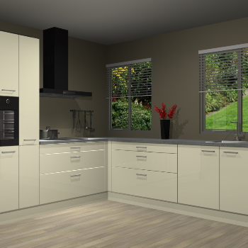 Magnolia hoogglans keuken Palermo 36103