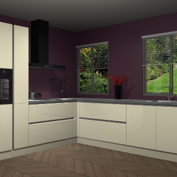 Magnolia hoogglans greeploze keuken Palermo 36104