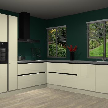 Magnolia hoogglans greeploze keuken Palermo 36107