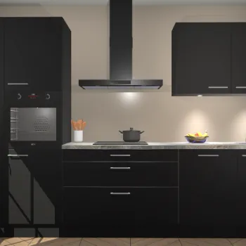 Zwarte keuken Munchen 21798