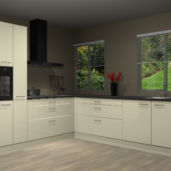 Magnolia hoogglans keuken Palermo 36109