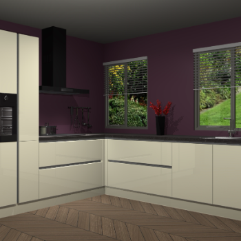 Magnolia hoogglans greeploze keuken Palermo 36110